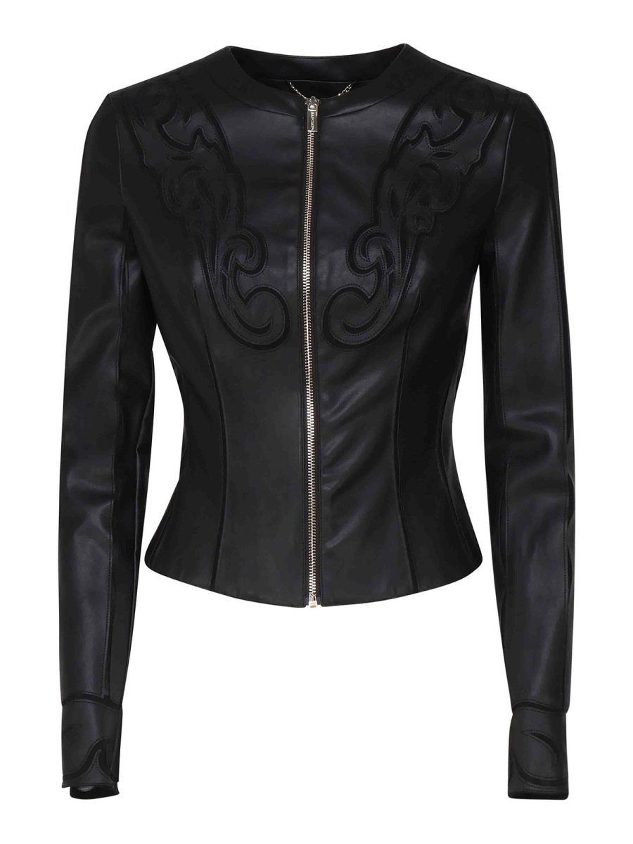 Guess Blouson En Cuir - Noir