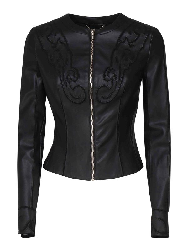 Guess Blouson En Cuir - Noir