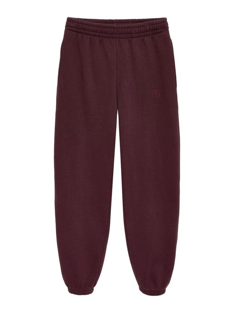 Anine Bing Pantalons Décontractés - Rouge