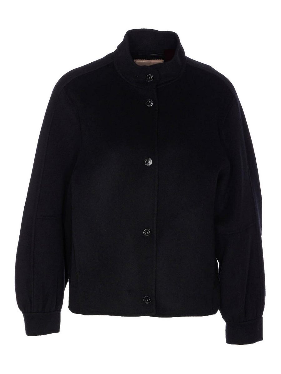 Twinset Manteau Court - Noir