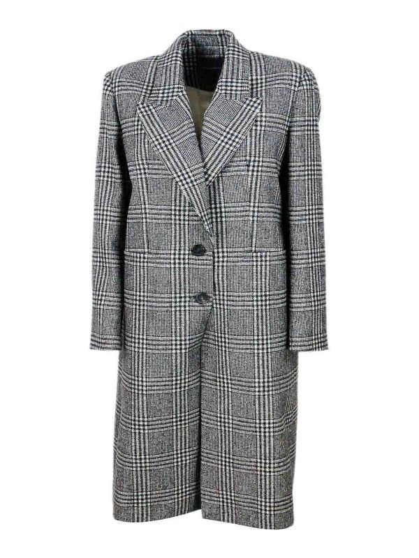 Lorena Antoniazzi Manteau Court - Bleu