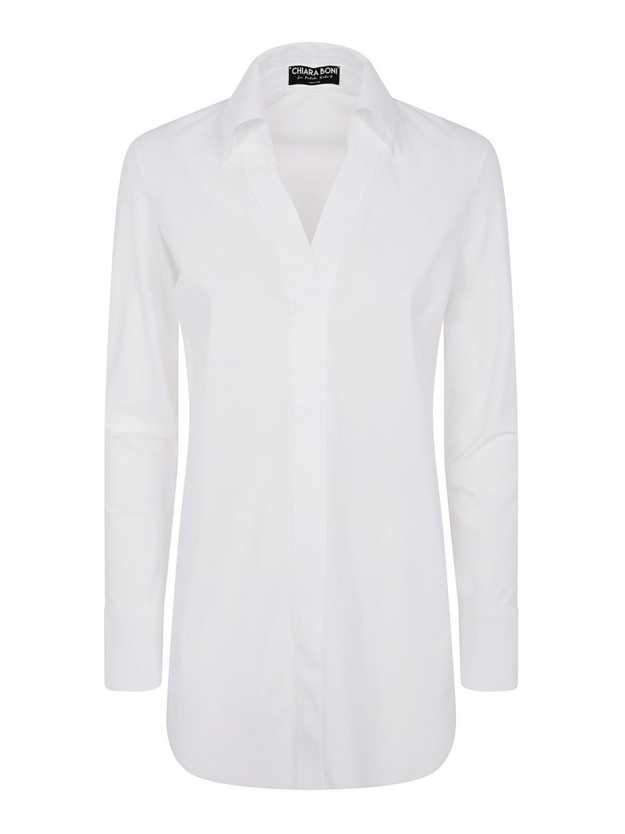 Chiara Boni La Petite Robe Chemise - Blanc
