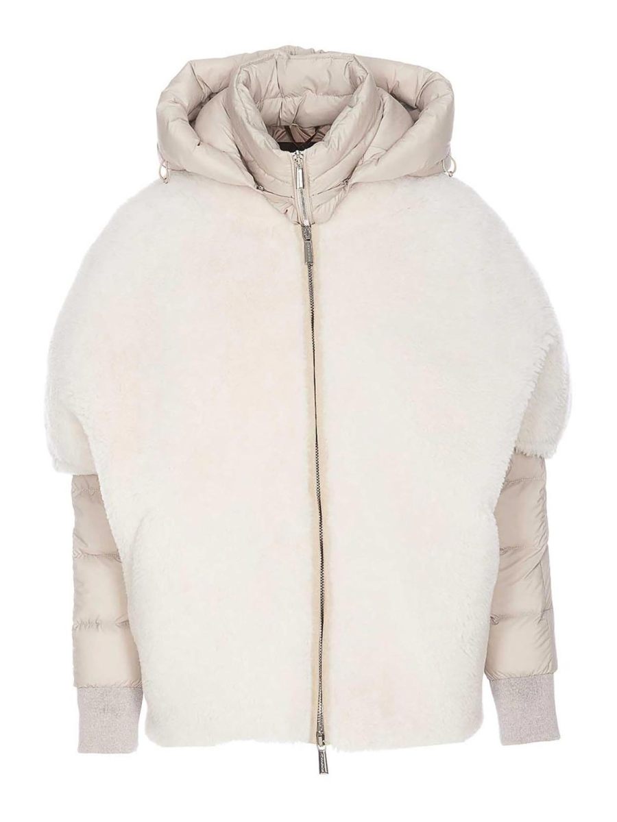 Moorer Blouson Rembourré - Blanc
