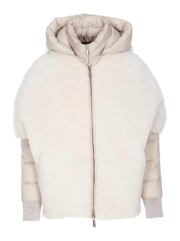 Moorer Blouson Rembourré - Blanc
