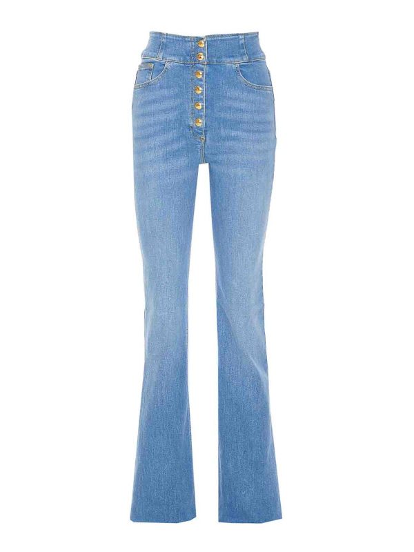 Elisabetta Franchi Jean Bootcut - Bleu