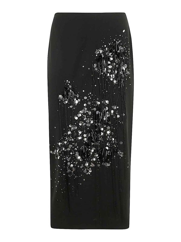 Mantu' Jupe Midi - Noir