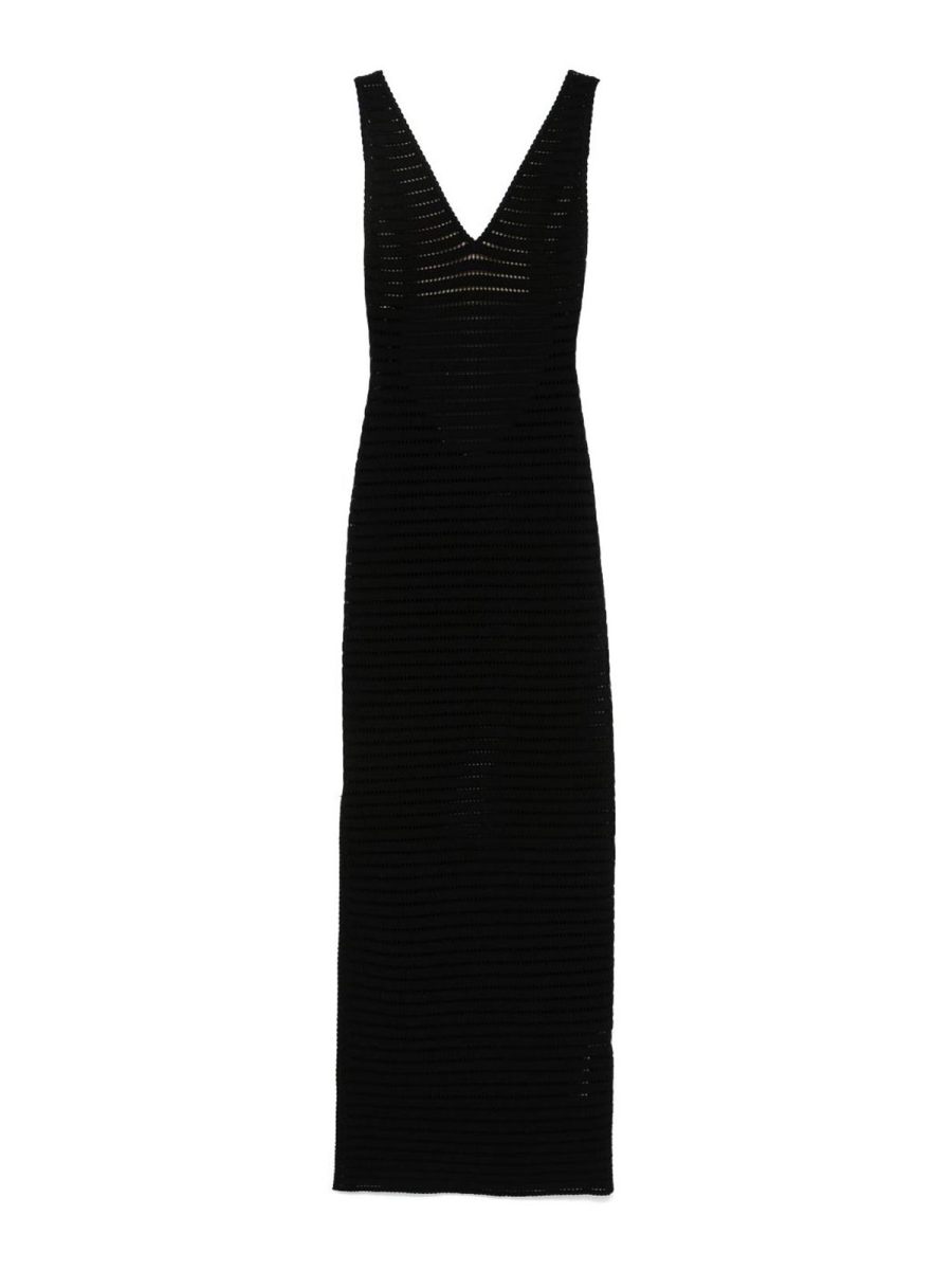 Elisabetta Franchi Maxi Robe - Noir