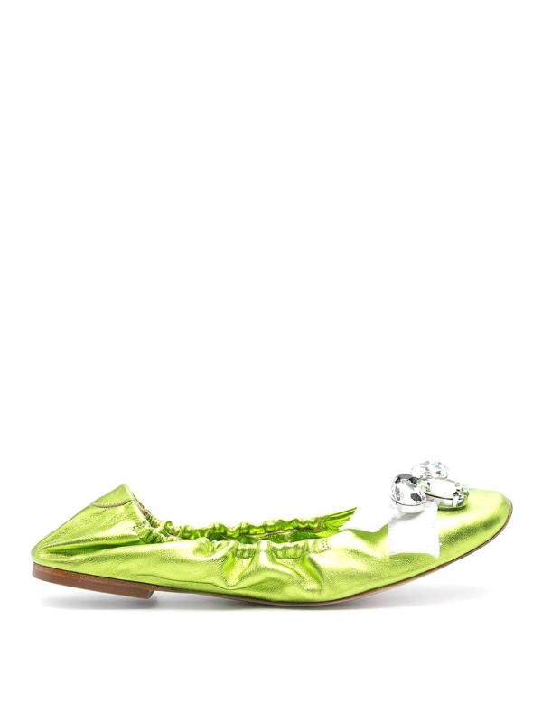 Casadei Ballerines - Vert