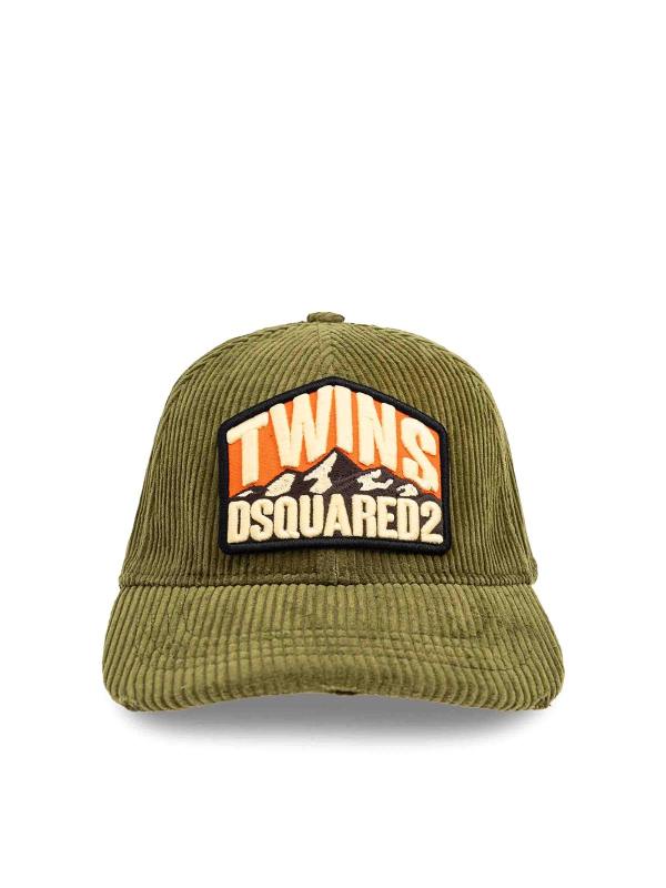 Dsquared2 Chapeau - Vert Foncé