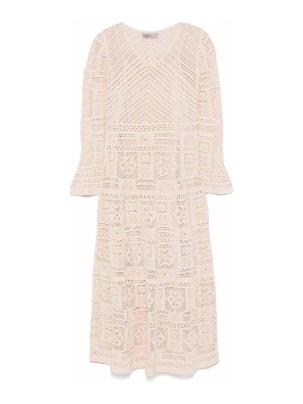 D. Exterior Maxi Robe - Rose Clair