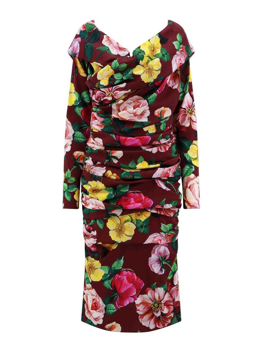 Dolce & Gabbana Robe Au Genou - Multicolore