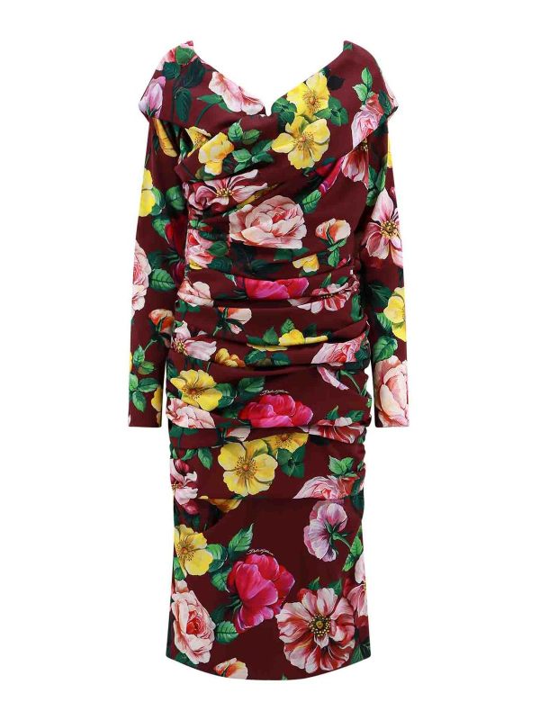 Dolce & Gabbana Robe Au Genou - Multicolore