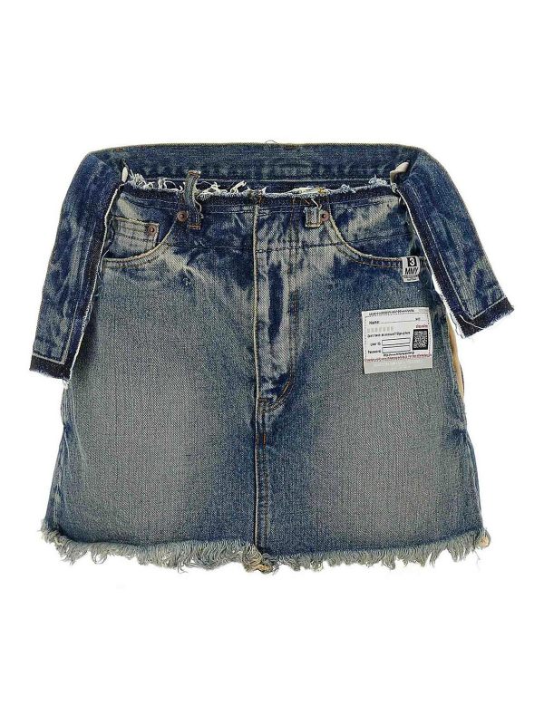 Maison Mihara Yasuhiro Jupe Midi - Bleu