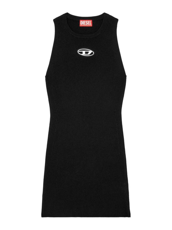Diesel Pull Col Rond - Noir