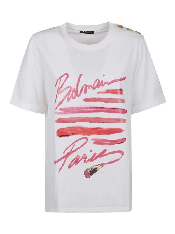 Balmain T-Shirt - Multicolore