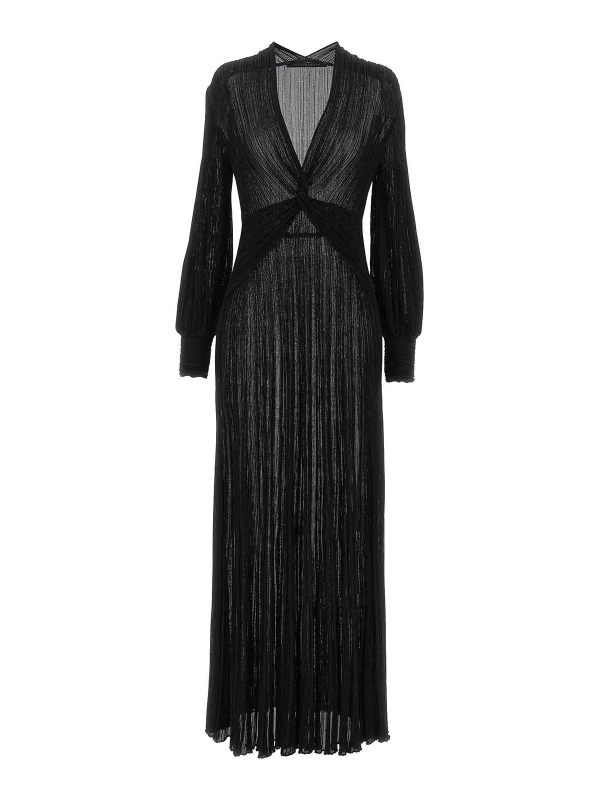 Antonino Valenti Robe Au Genou - Noir