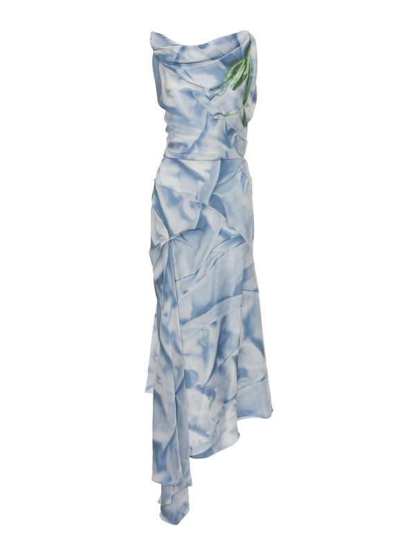 Victoria Beckham Robe Courte - Bleu