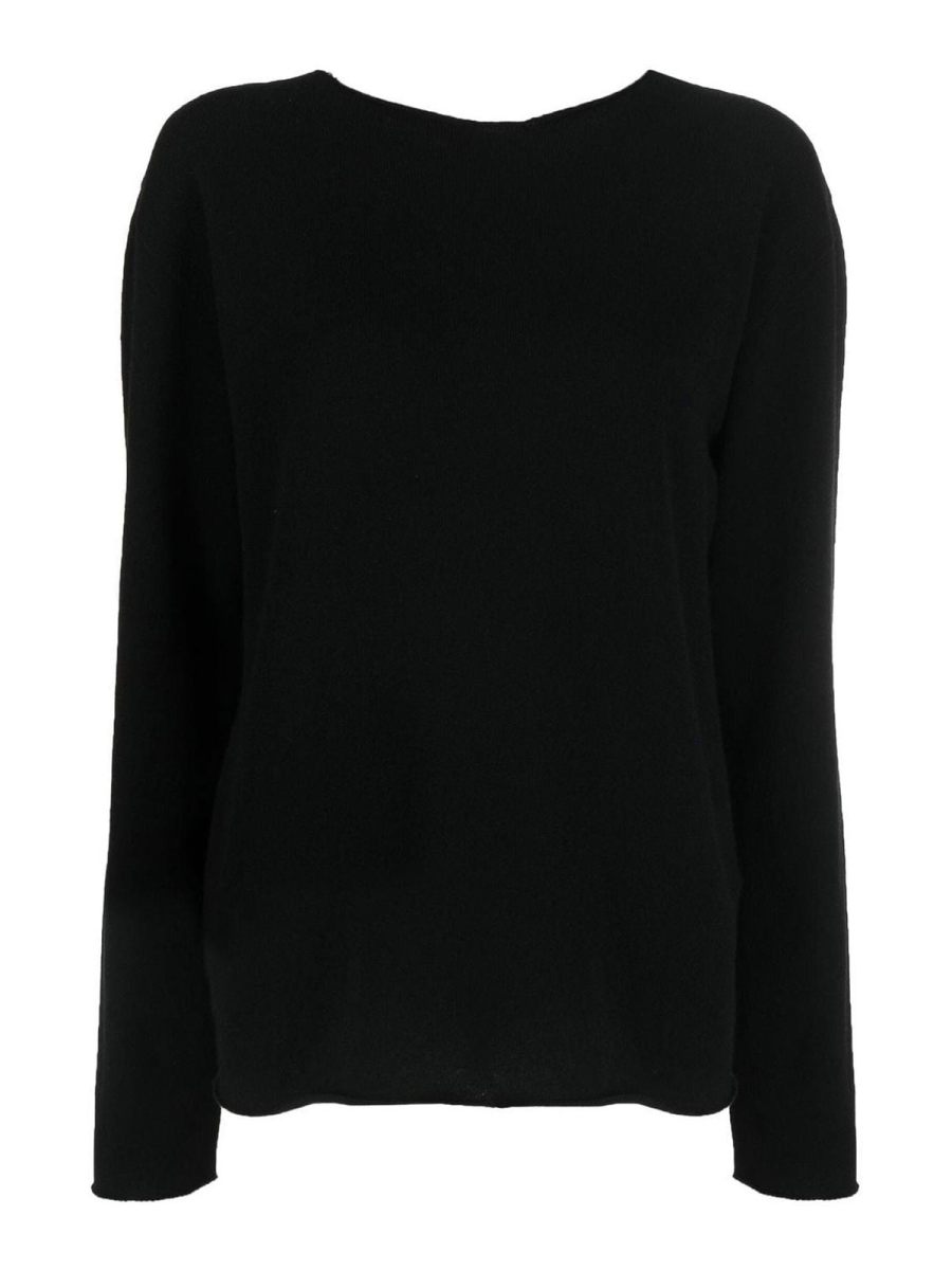 Jil Sander Pull Col Rond - Noir