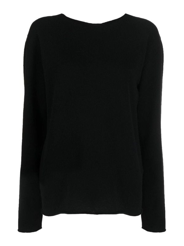 Jil Sander Pull Col Rond - Noir