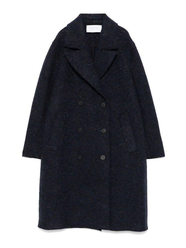 Harris Wharf London Manteau Court - Bleu