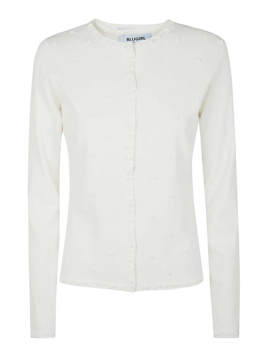 Blugirl Pull Col Rond - Blanc