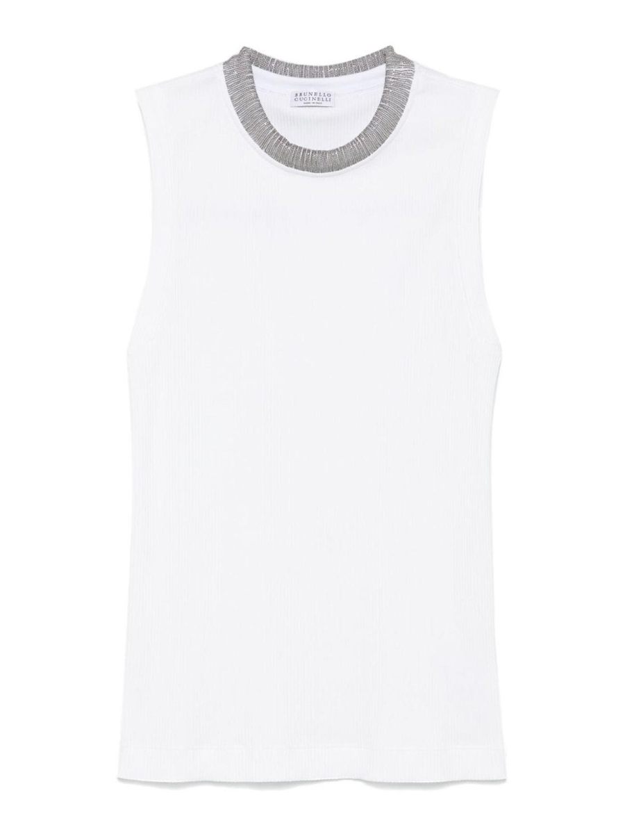 Brunello Cucinelli Top - Blanc