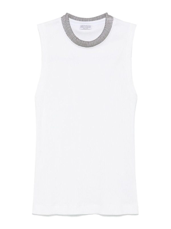 Brunello Cucinelli Top - Blanc