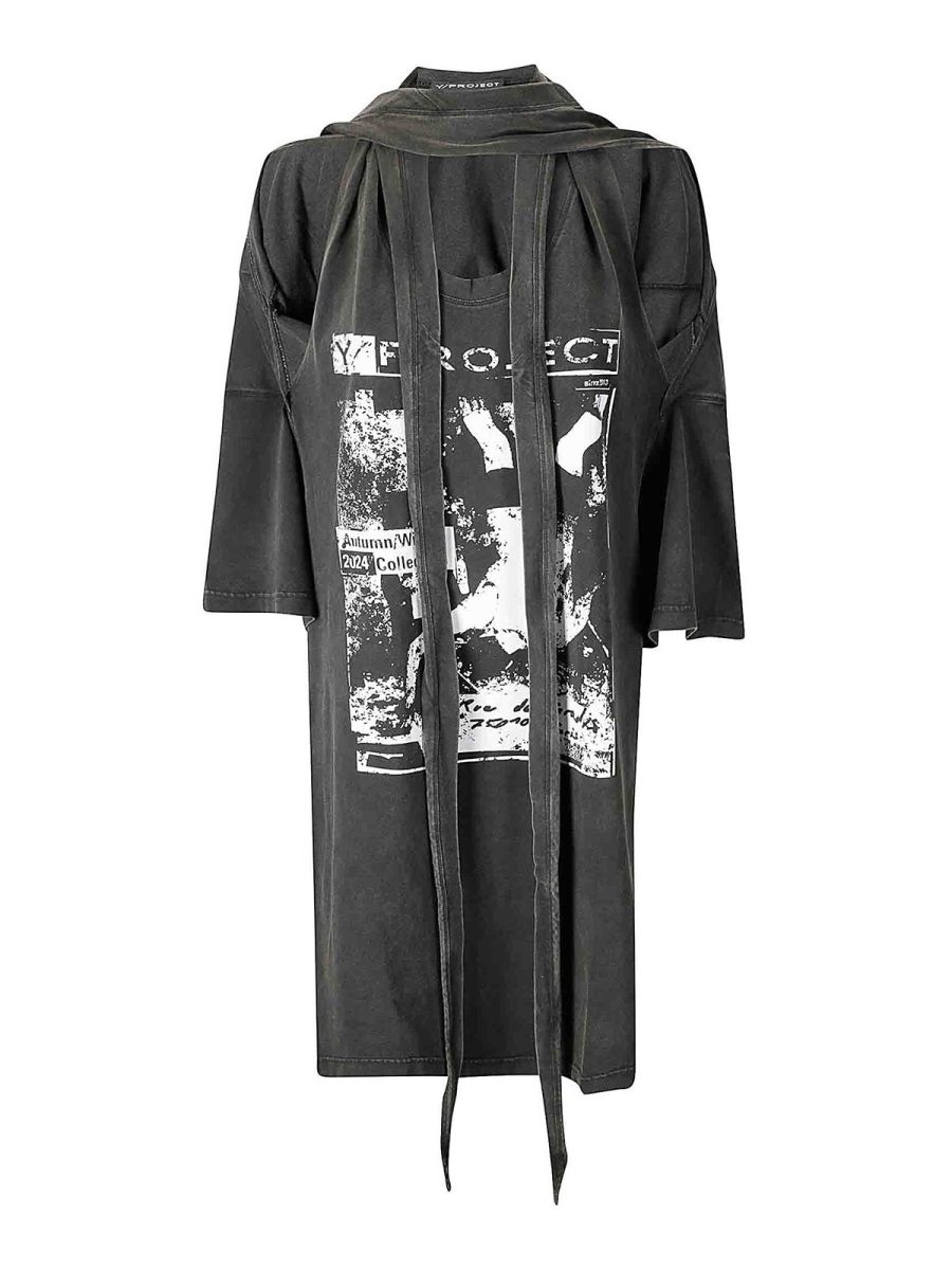 Y/Project Robe Courte - Noir