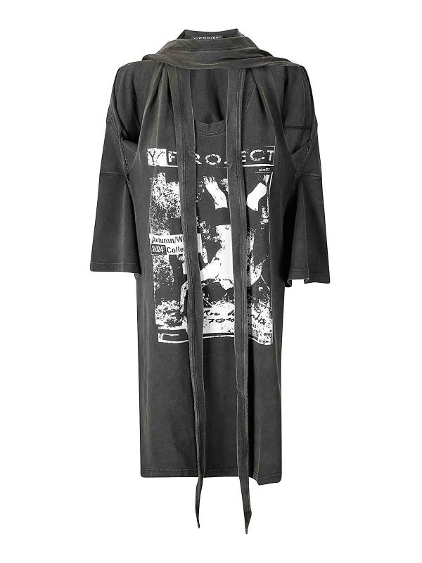 Y/Project Robe Courte - Noir