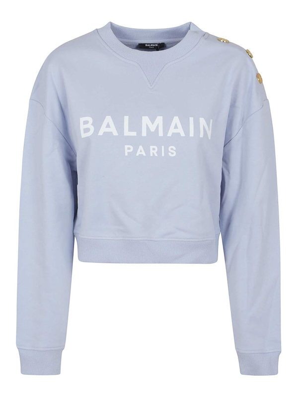 Balmain Sweat-Shirts - Blanc