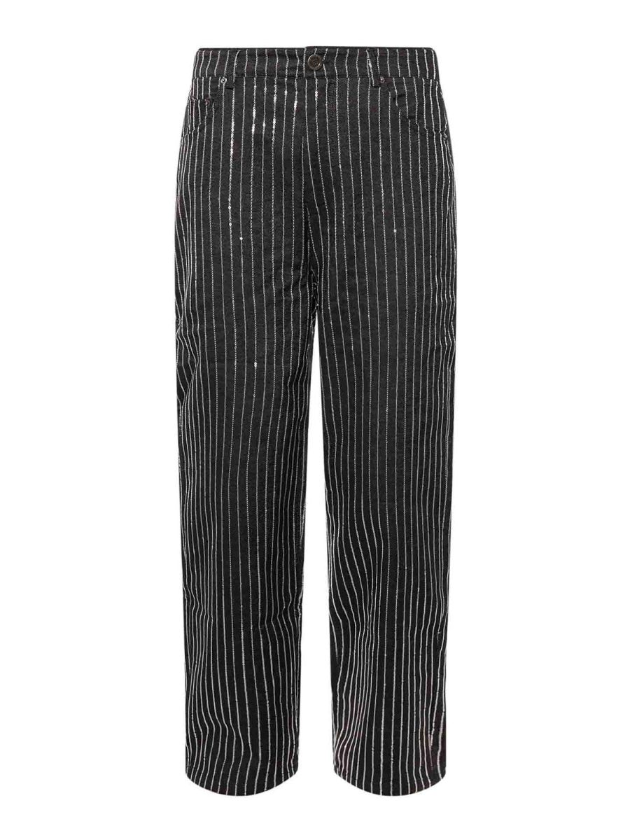 Rotate Birger Christensen Pantalons Décontractés - Noir