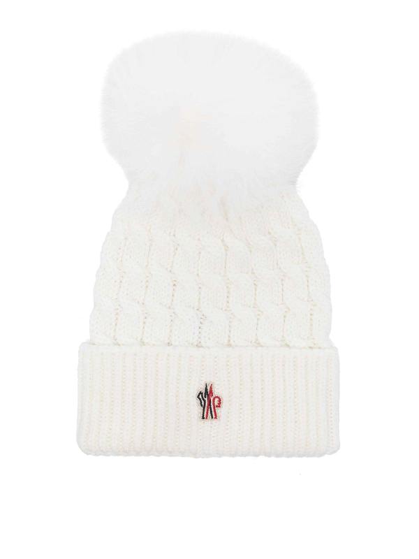 Moncler Bonnet - Blanc