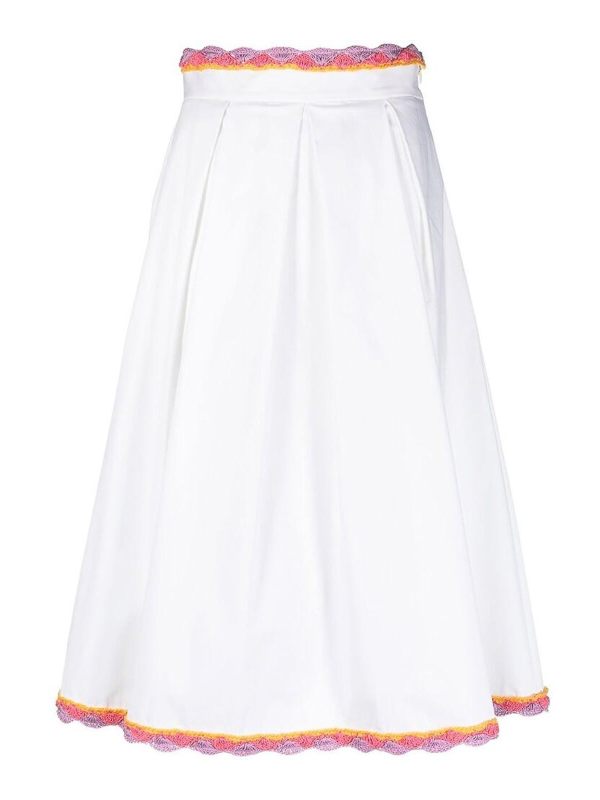 Moschino Jupe Midi - Blanc