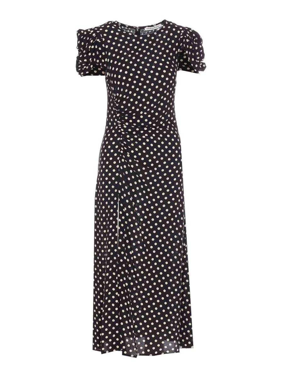 Mar De Margaritas Robe Au Genou - Noir