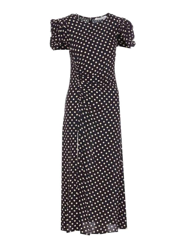 Mar De Margaritas Robe Au Genou - Noir