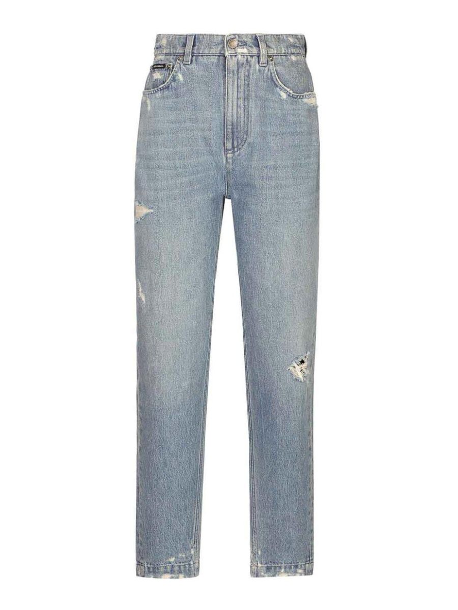 Dolce & Gabbana Jean Droit - Bleu