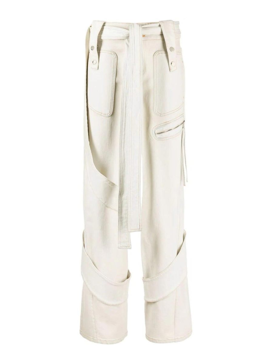 Blumarine Jean Bootcut - Gris Clair