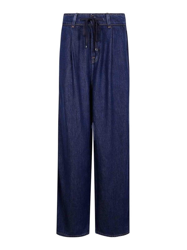 7 For All Mankind Pantalons Décontractés - Bleu