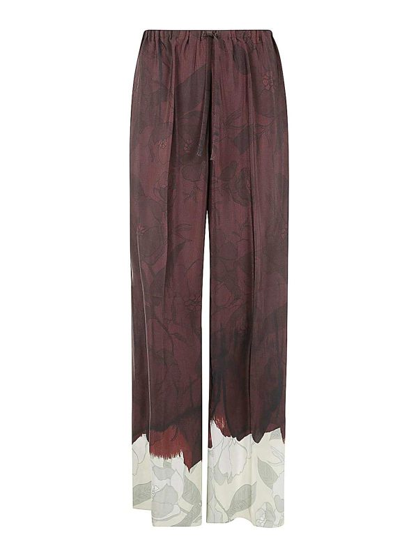 Dries Van Noten Pantalons Décontractés - Marron