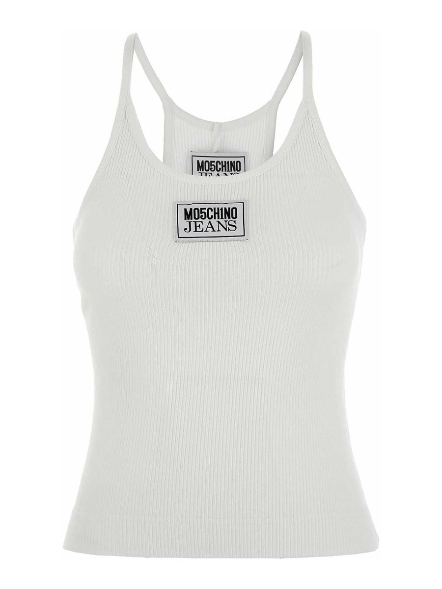 Moschino Jeans Top - Blanc
