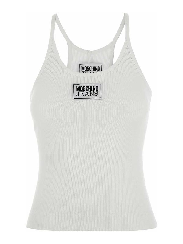 Moschino Jeans Top - Blanc