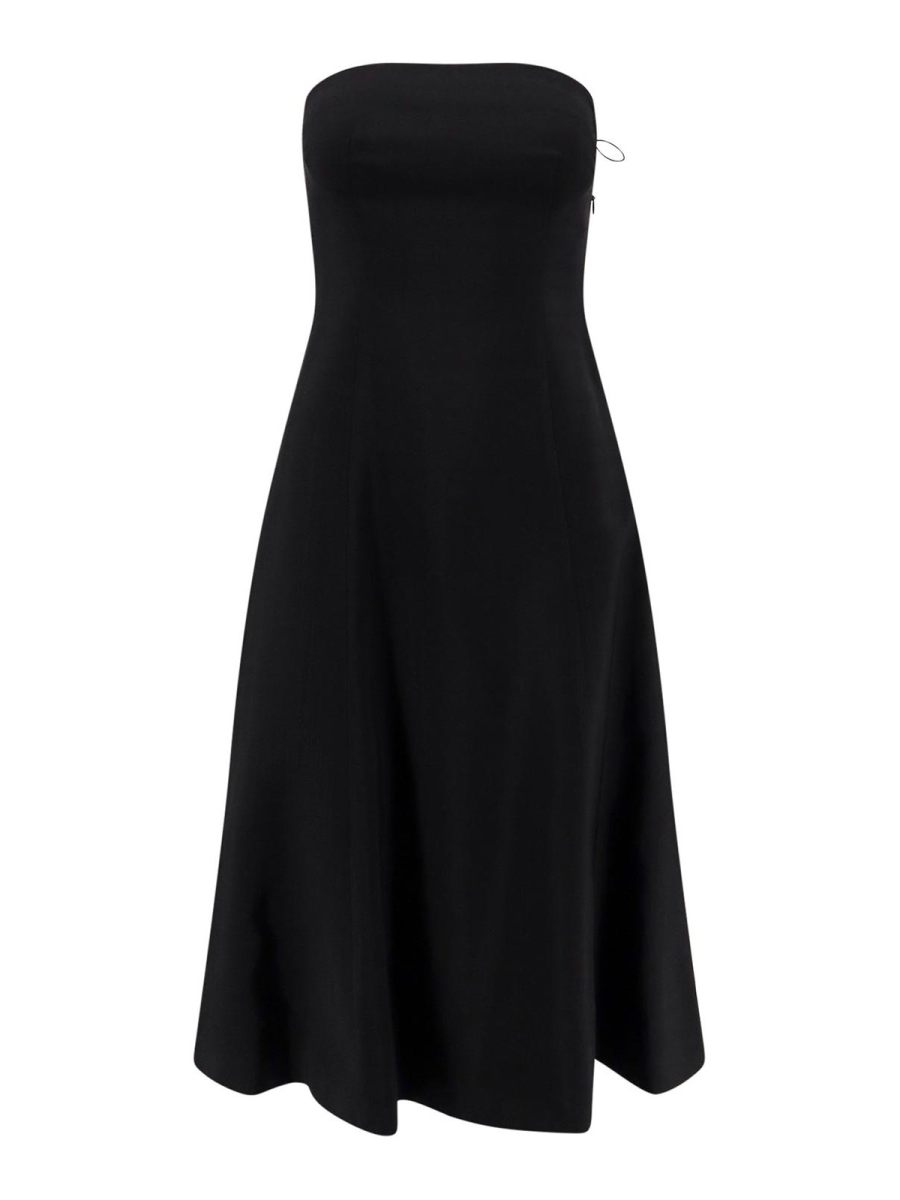 Semicouture Robe Au Genou - Noir