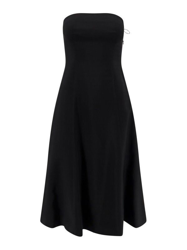 Semicouture Robe Au Genou - Noir