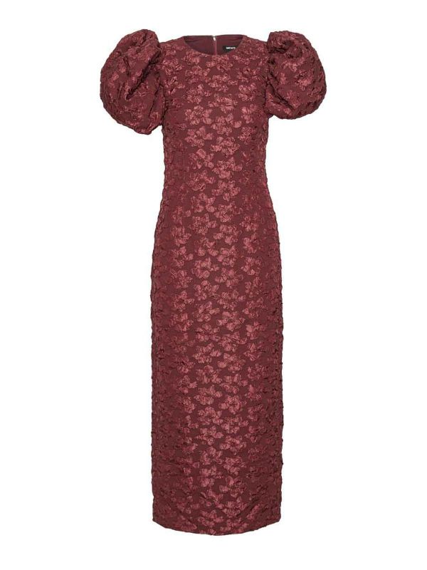 Rotate Birger Christensen Robe Courte - Rouge Brun