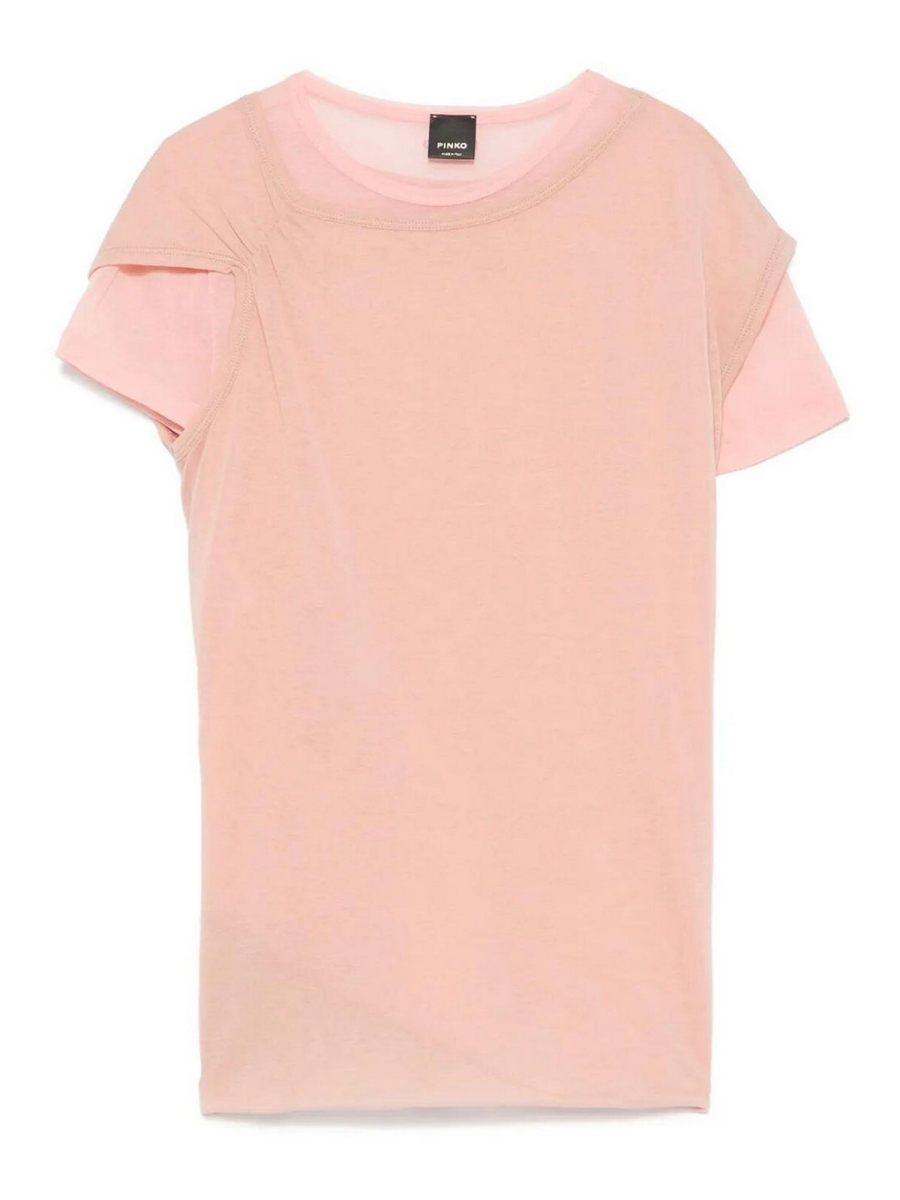 Pinko Pull Col Rond - Rose