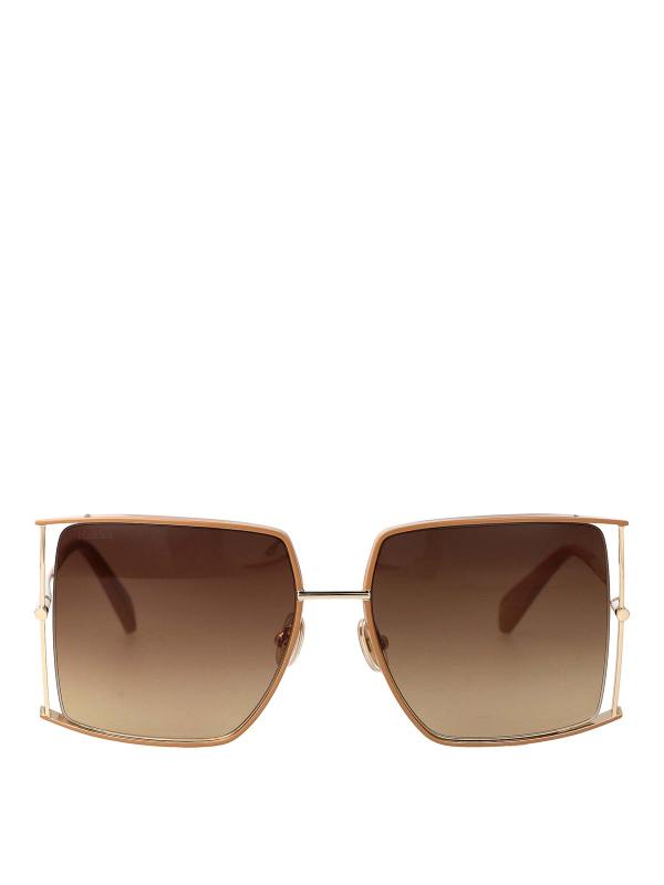 Max Mara Lunettes De Soleil - Marron