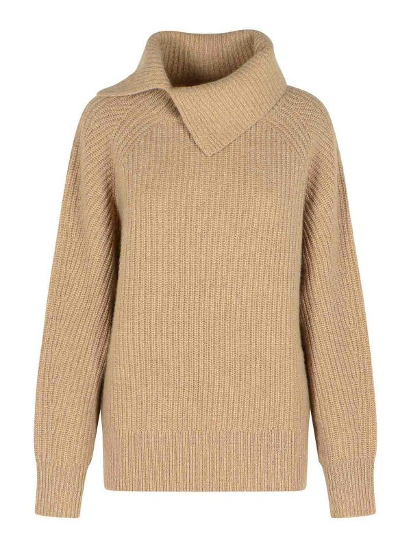 Loulou Studio Pull Col Rond - Beige