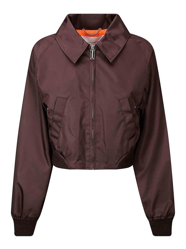 Victoria Beckham Veste Casual - Marron Foncé