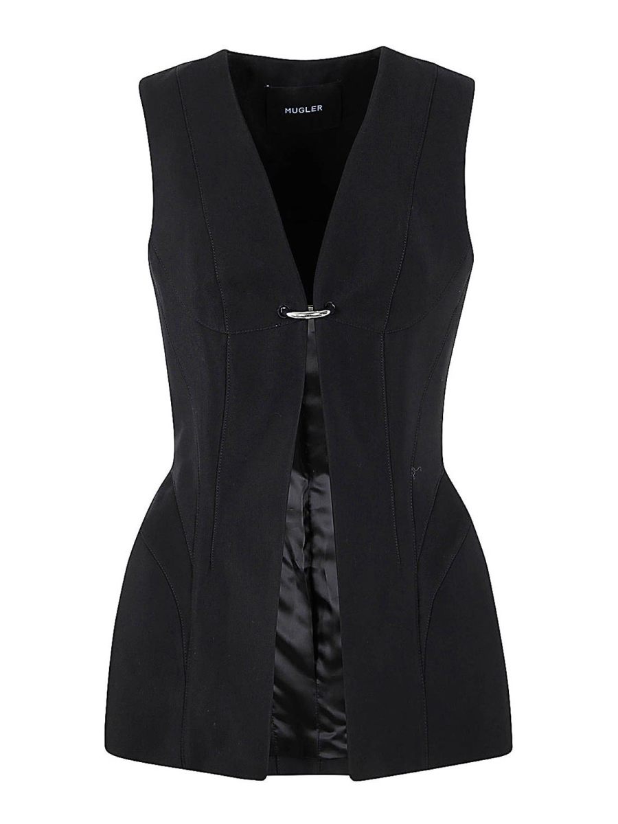 Mugler Veste Casual - Noir