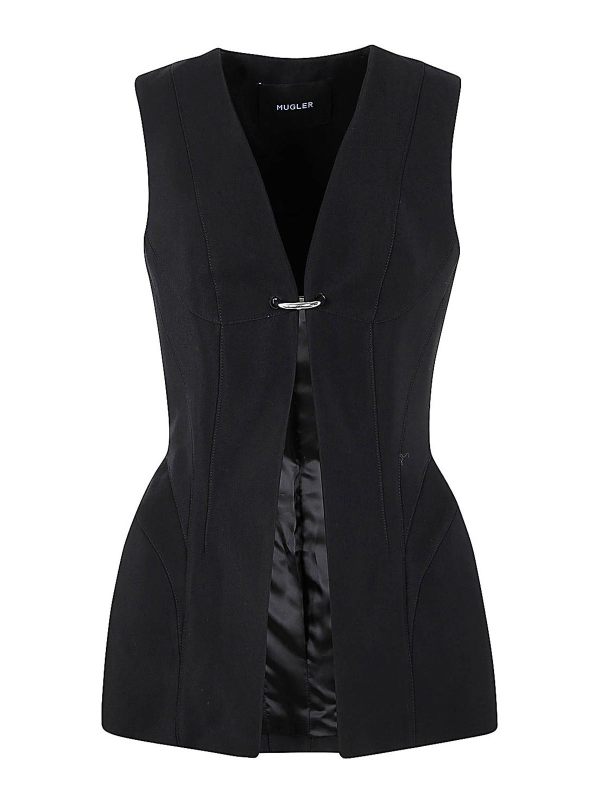 Mugler Veste Casual - Noir